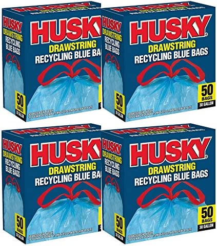 Husky 30 Gal. Blue Recycling Bags (50-Count) HK30DS050BU - The Home Depot
